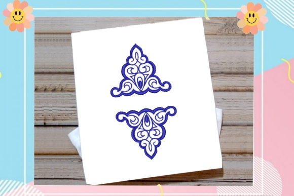 Blue Border: A Designer’s Review for Holiday Embroidery