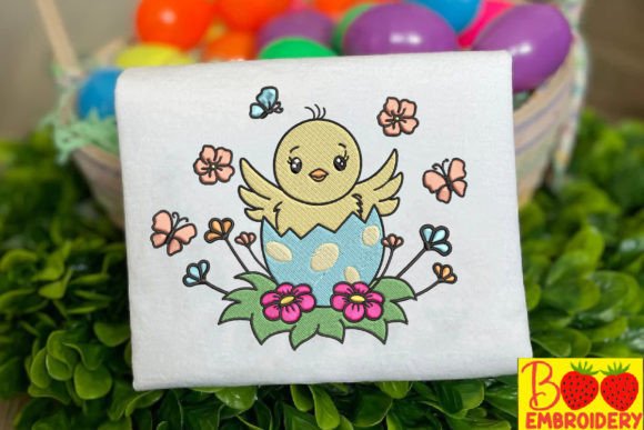 Cute Chicks with Flowers and Butterflies: A Designer’s Review