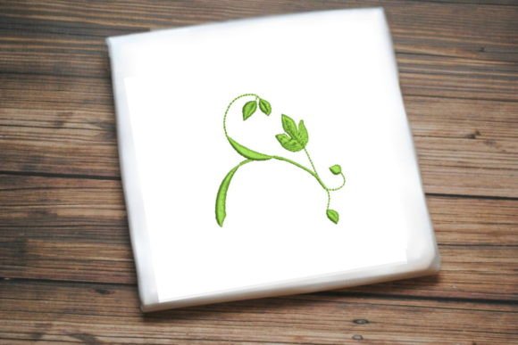 Review: Delicate Foliage Green Leaves Embroidery