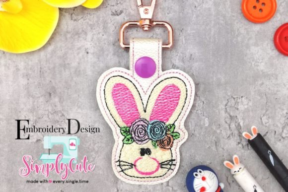 Review: In the Hoop Cute Rabbit Keychain for Business