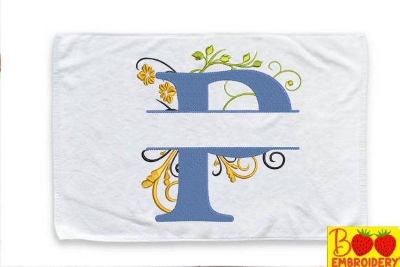Reviewing Floral Letter P for Holiday Collections